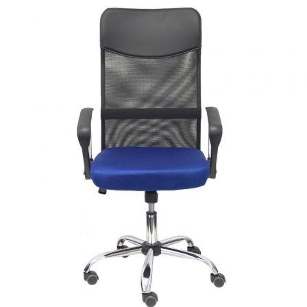 FORÖL Silla Gontar con Mecanismo Basculante, Asiento Azul y Respaldo Negro